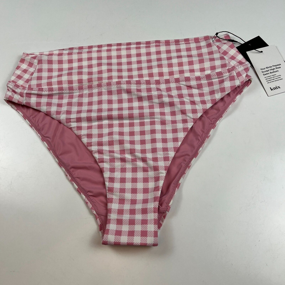 Knix Pink Gingham Bikini Bottom